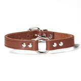 Double Ply 3/4" Wide Leather Dog Collar