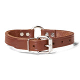 Double Ply 3/4" Wide Leather Dog Collar