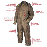 Nite Lite Elite Insulated Briar Proof Coveralls