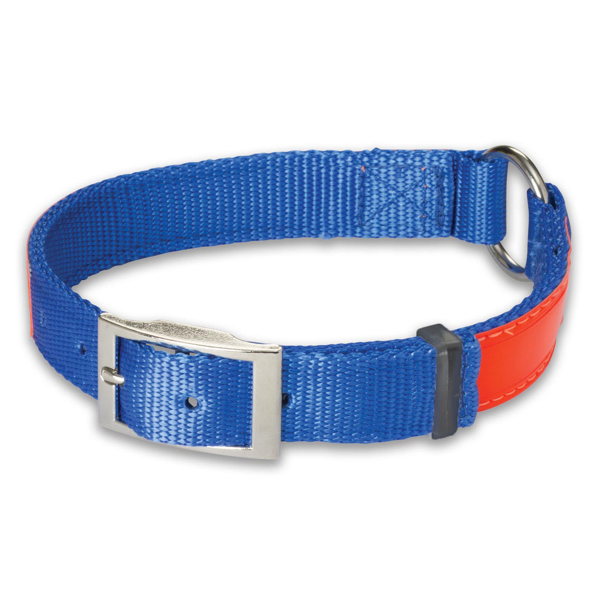 Nite Lite Reflexite Nylon 1" Ring-N-Center Reflective Dog Collar - Huntsmart