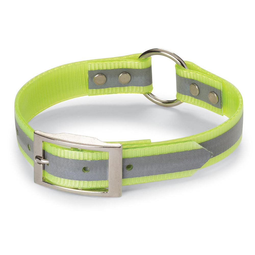 Nite Lite 1" Day-Glo Collar Ring-N-Center with Reflective Strip - Huntsmart