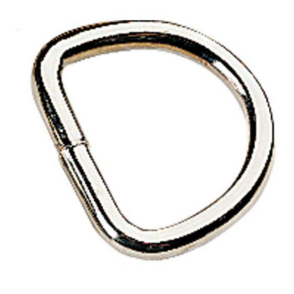 Nickel Plated D Ring - Huntsmart