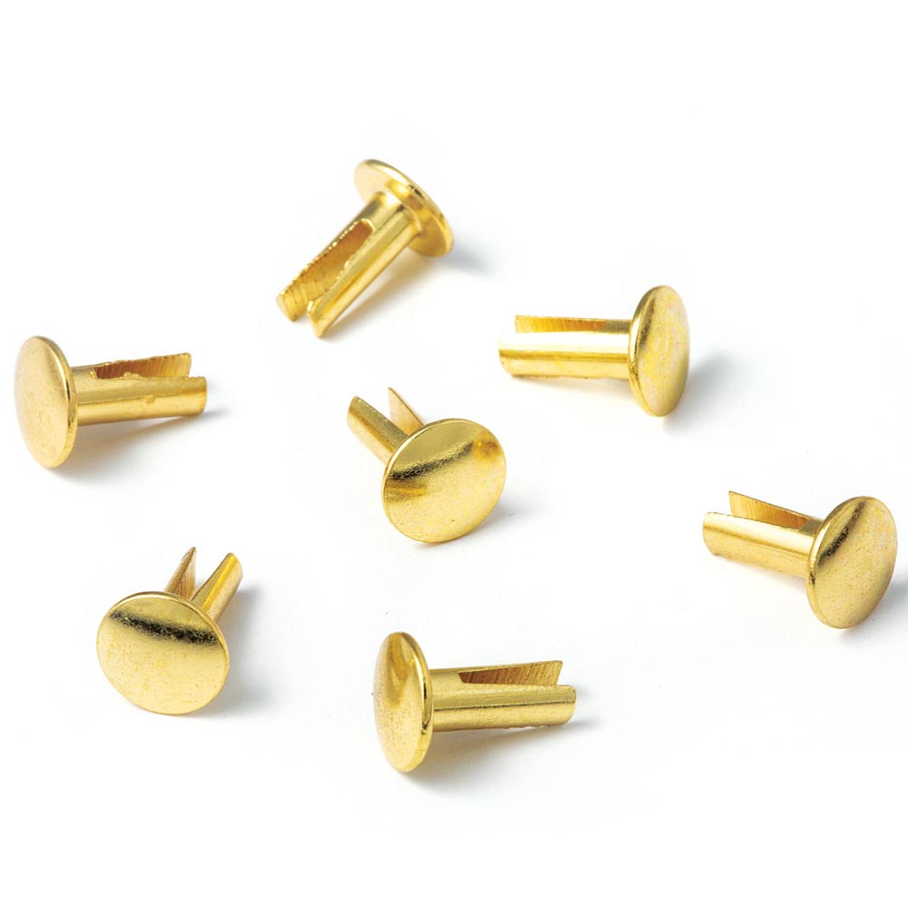 One Piece Brass Split Rivets - Huntsmart